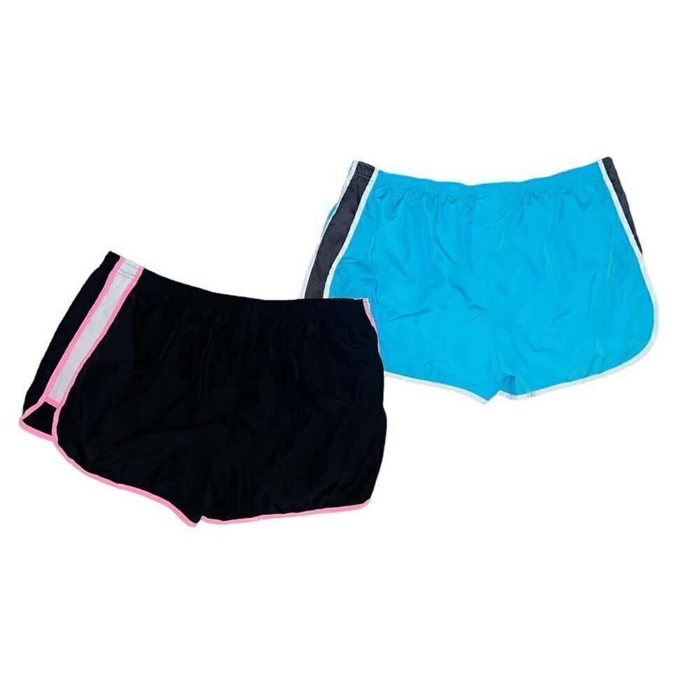 BUNDLE (2) B SPORT Black & Blue Athletic Shorts Size 3X - Picture 2 of 6